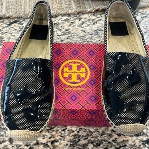 Tory Burch black Lonnie flats